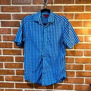 Men’s small blue Zara shirt.